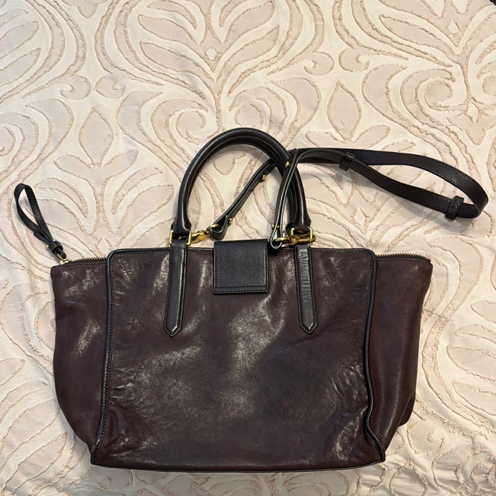 Marc by Marc Jacobs Brown Leather Handbag - Picture 3 of 8